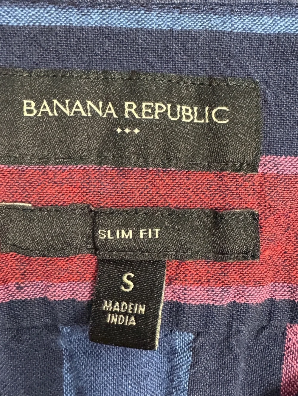 Banana Republic Mens Small Slim Fit Button Shirt